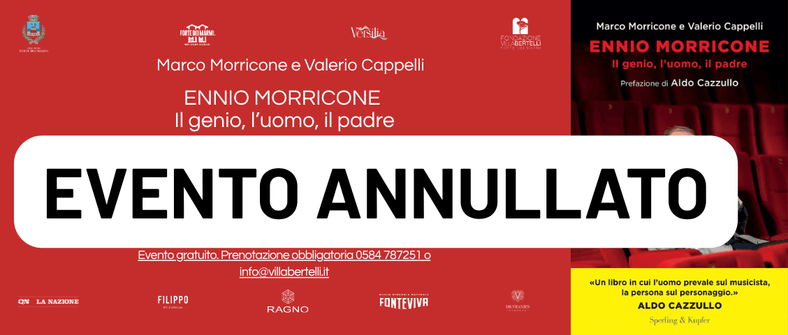 ANNULLATO: MARCO MORRICONE E VALERIO CAPPELLI