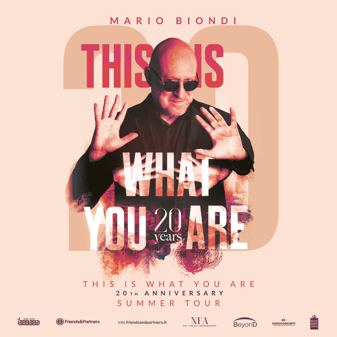 Mario Biondi | This is what you are - 20th anniversary summer tour